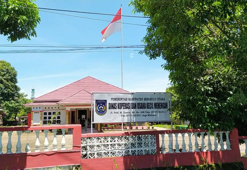 Kantor Diskop UMKM Bengkulu Utara.