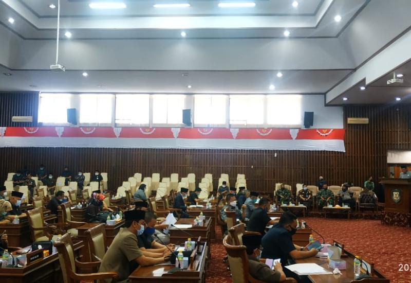 PAD Turun 33,64%, Gubernur Sampaikan Nota Pengantar Raperda APBD-P 2020
