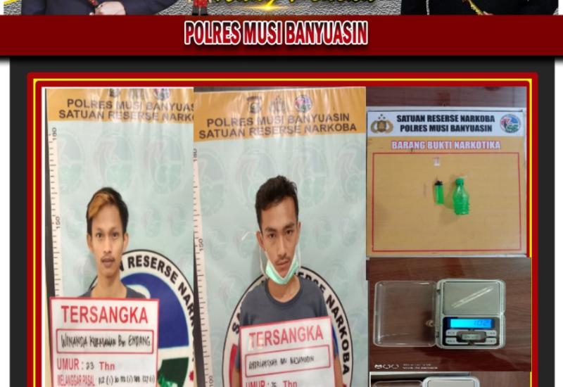 Dua Pemuda Penikmat Barang Haram Diciduk