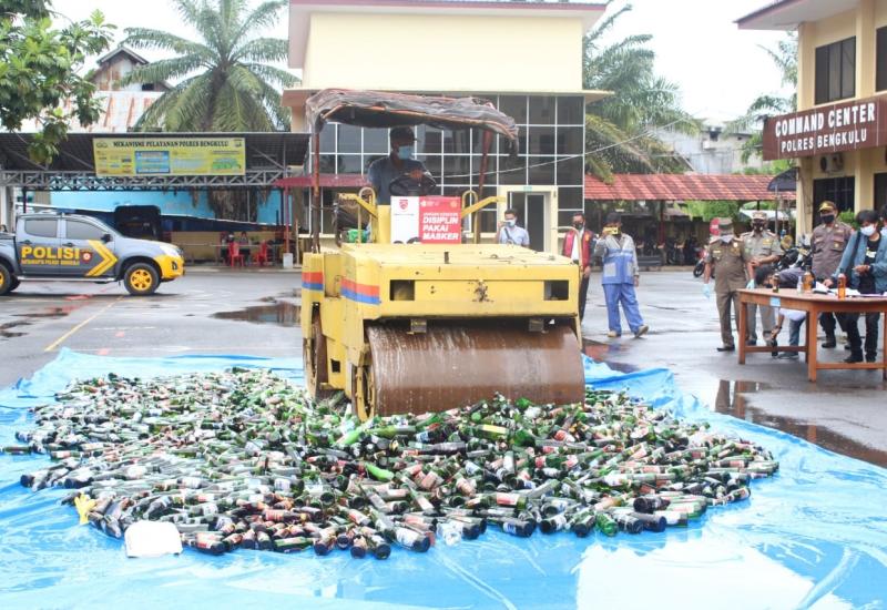 Sepanjang 2020, Ribuan BB Dari 662 Kasus Dimusnahkan