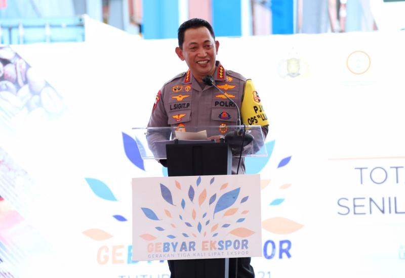 Kapolri di gebyar ekspor akhir tahun