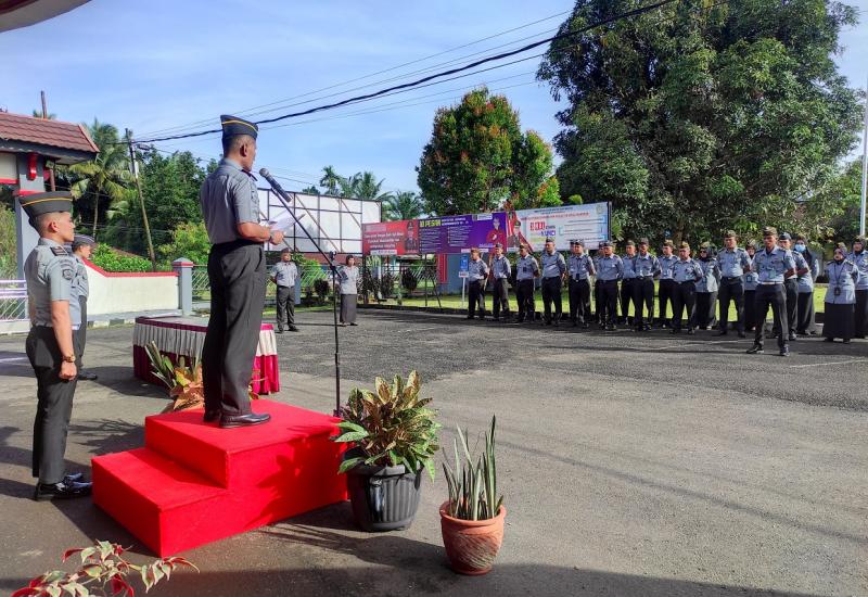Lapas Kelas Arga Makmur Apel Komitmen Pembangunan Zona Integritas
