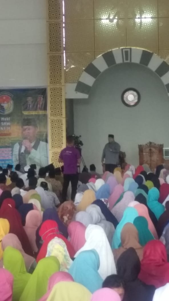 Bupati Mukomuko Choirul Huda, saat memberikan sambutan