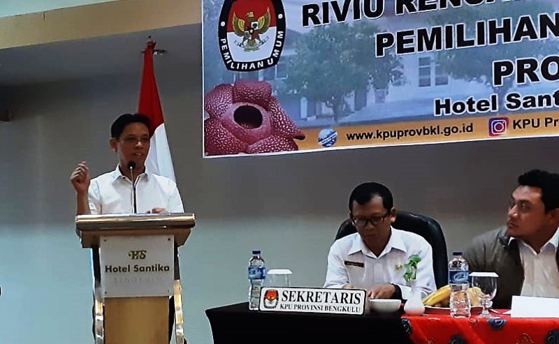 Ketua KPU Provinsi, Irwan Syaputra
