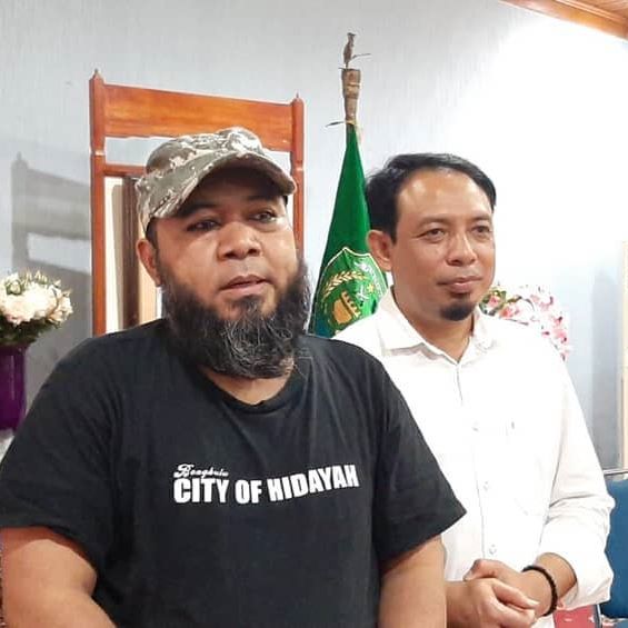 Walikota Bengkulu Helmi Hasan bersama Wawali Bengkulu Dedy Wahyudi.