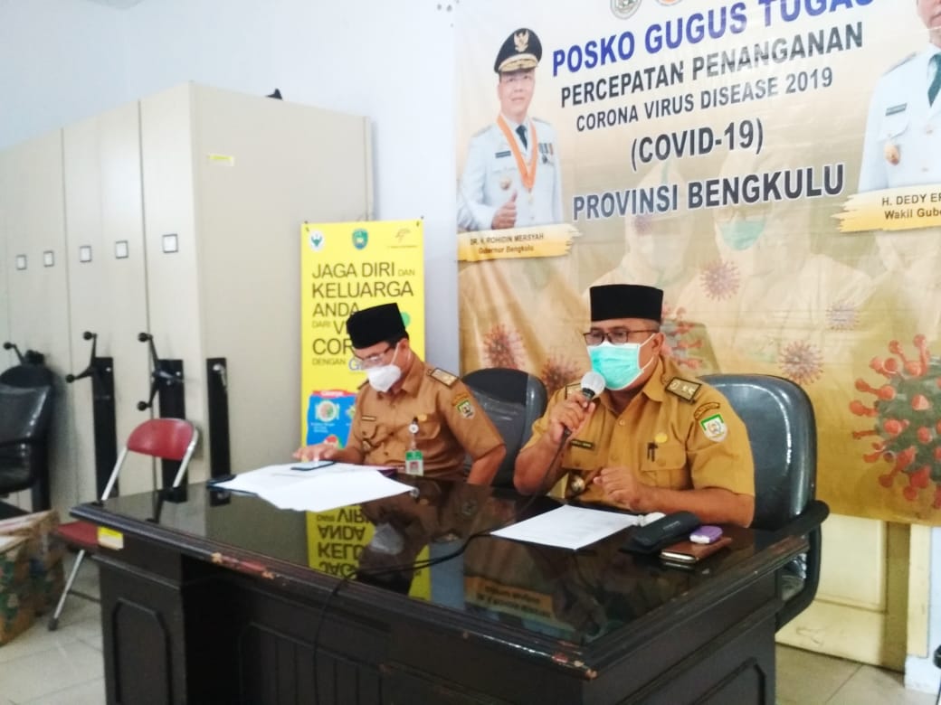 Kembali Bertambah 1 Positif Covid, Total di Bengkulu Capai 66 Kasus