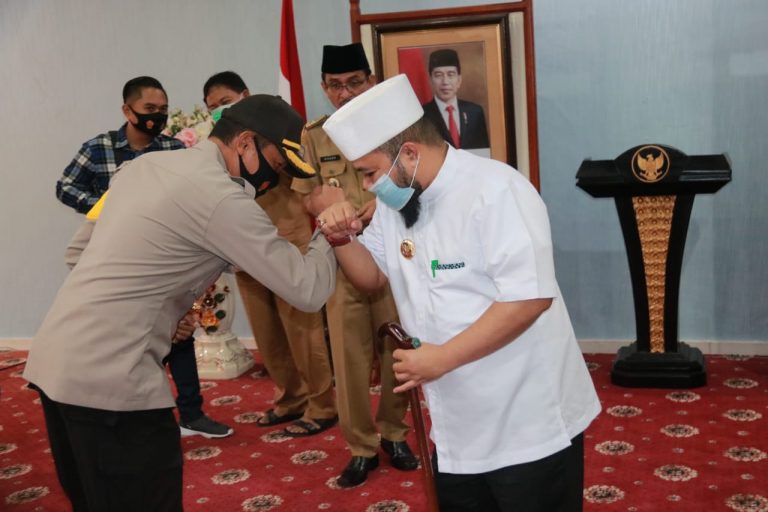 Ajang Silaturahmi, Kapolres Sambangi Walikota Bahas Pemberantasan Penyebaran Covid-19