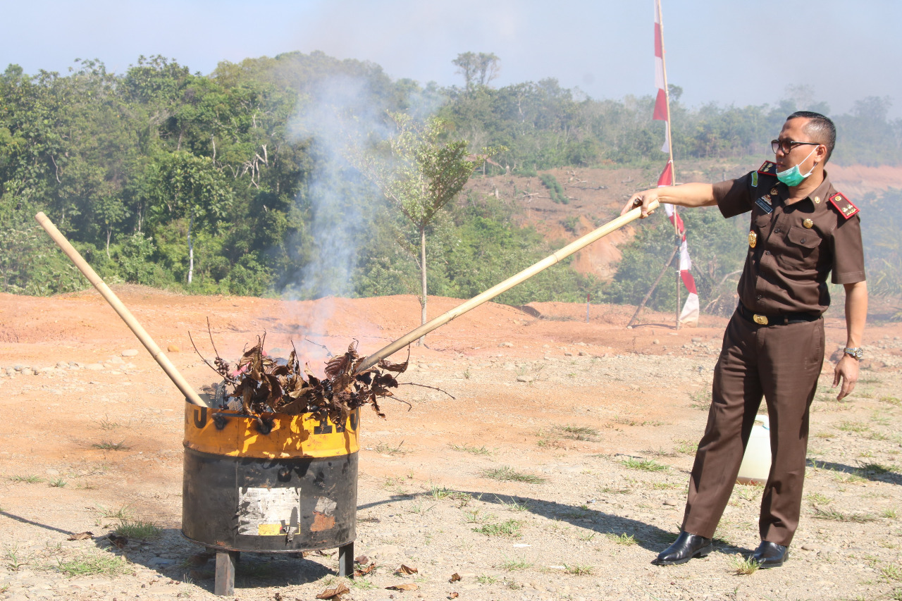 Kajari Benteng Musnahkan 37 BB Tindak Pidana Umum