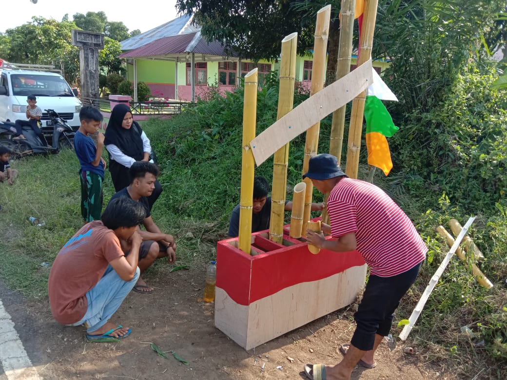 Sambut HUT RI Ke-75, Milenial Dusun Baru V Koto Hias Desa