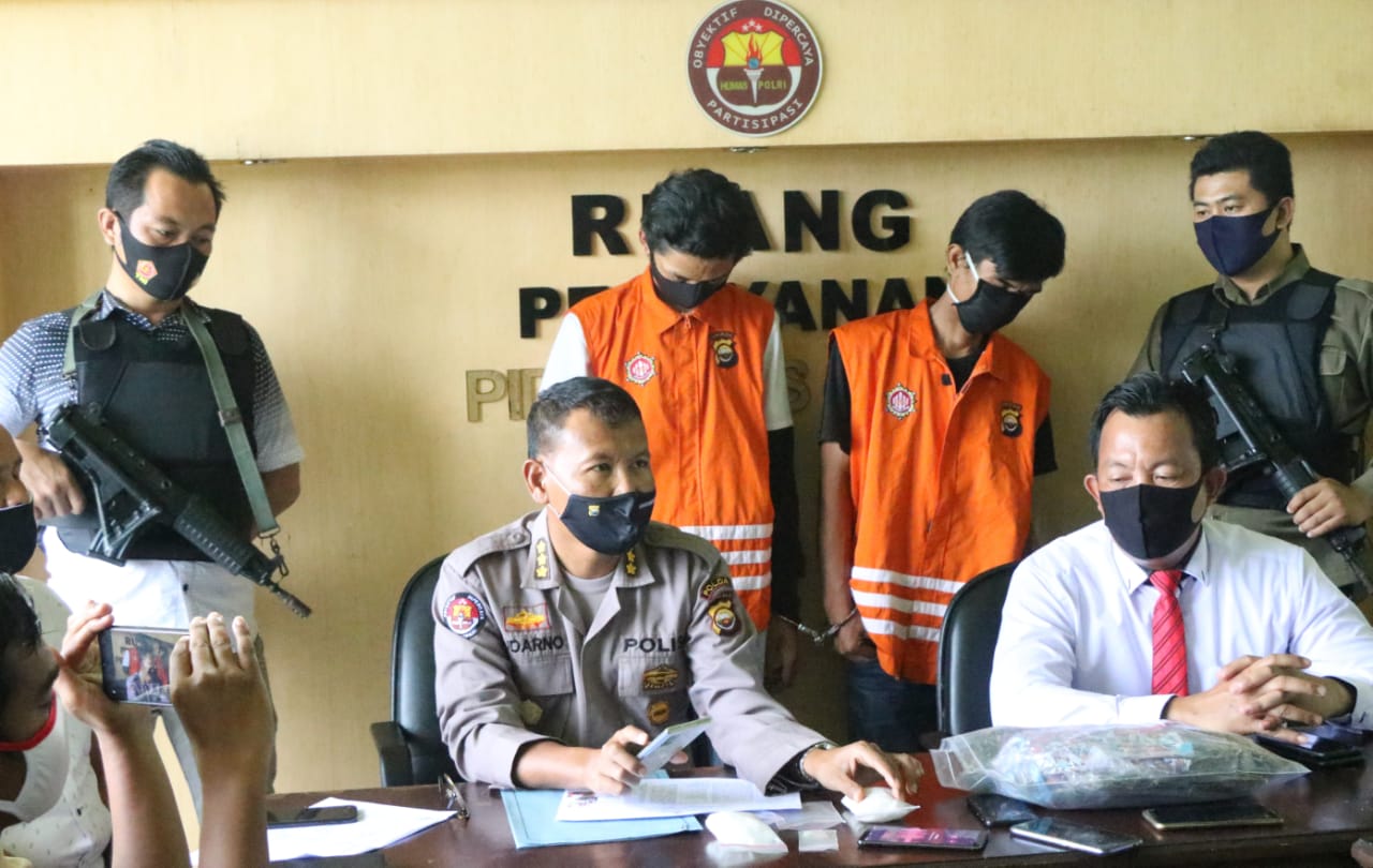Jadi Pengedar Sabu, 2 Pemuda Kota Bengkulu Terancam Hukuman Mati