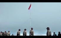 Petinggi Nomor 2 Polda Sumsel Kibarkan Bendera di Ketinggian 3173 Mdpl