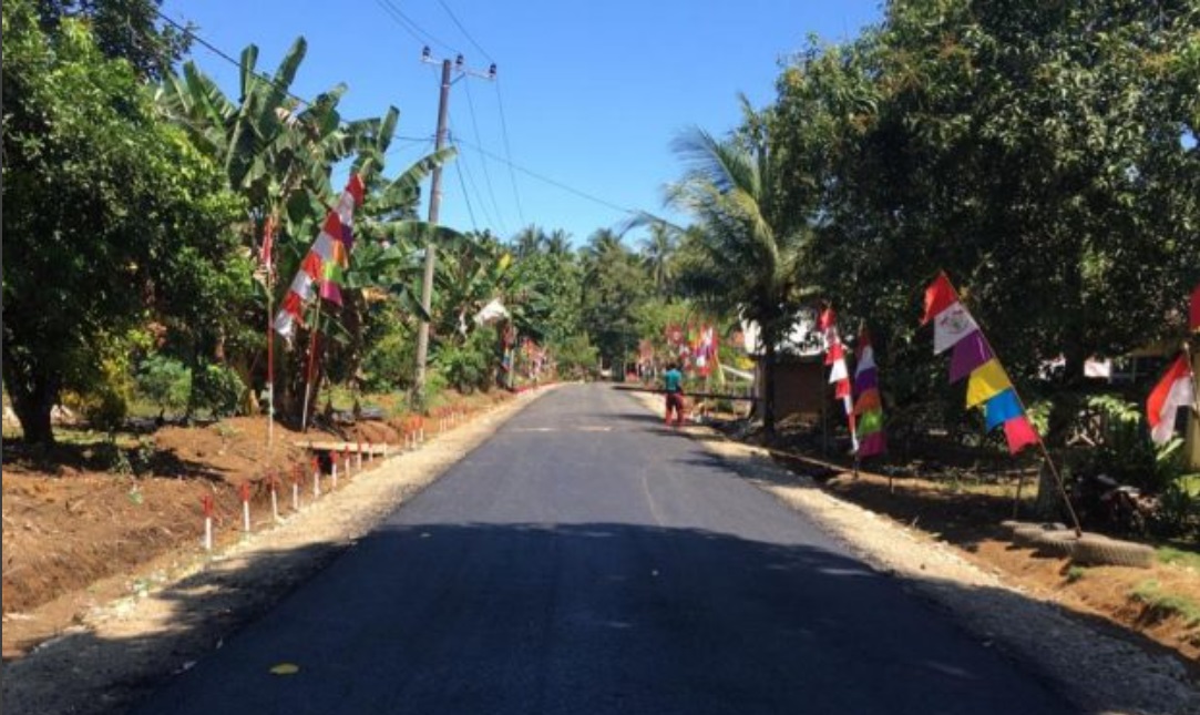 Jalan Desa Bumi Mekar Jaya-Air Hitam Mulus