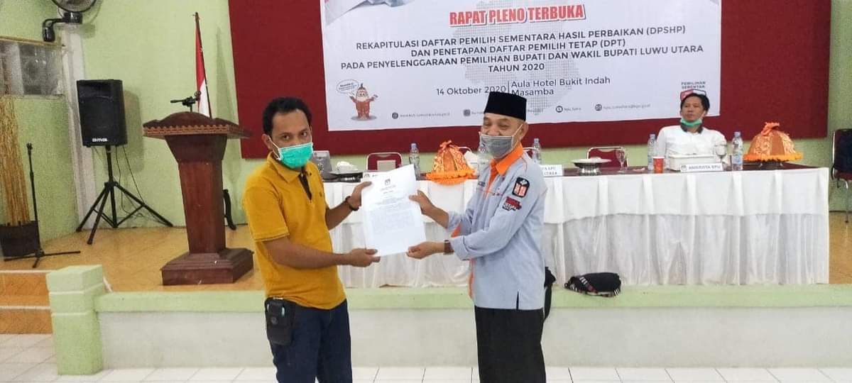 KPU Lutra Tetapkan DPT Sebanyak 218.989 