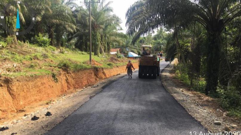 137,67 Km Jakan di Wilayah Mukomuko Sudah Dihotmix
