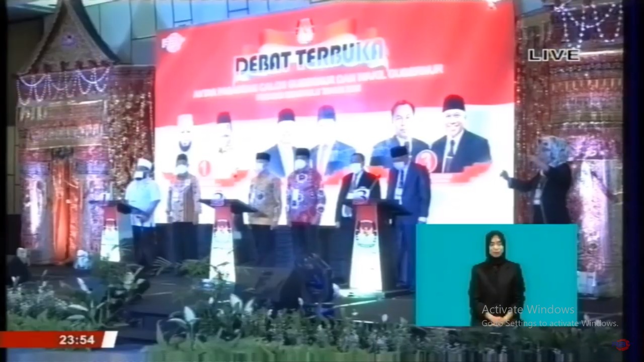 Debat Kandidat Pertama, Ini Paparan Visi Misi dan Program Kerja 3 Paslon Cagub Cawagub Bengkulu