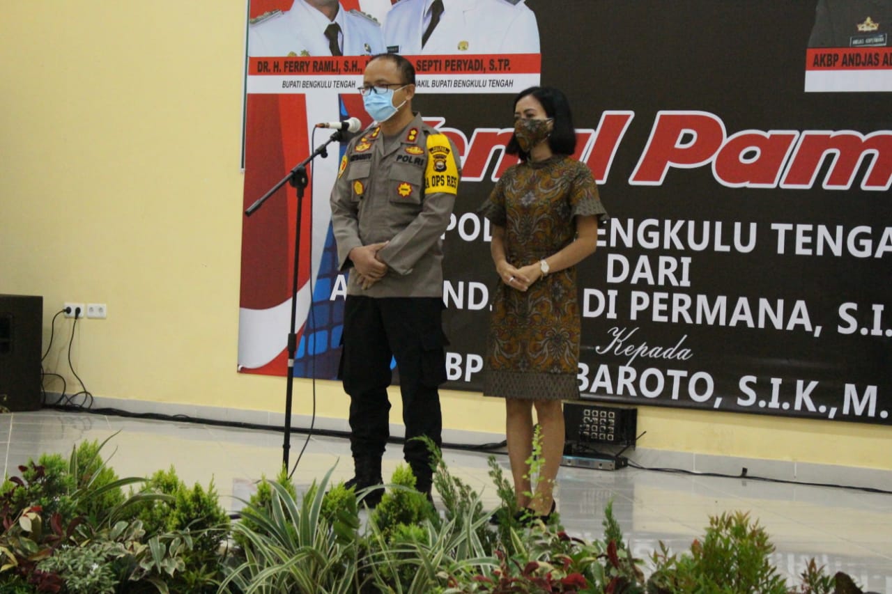 Kapolres Bengkulu Tengah Pamit