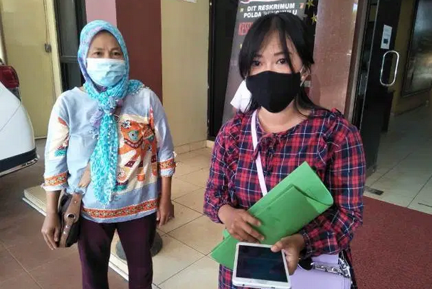 Sering Daniaya, Mama Muda Warga Kandang Mas Polisikan Suami