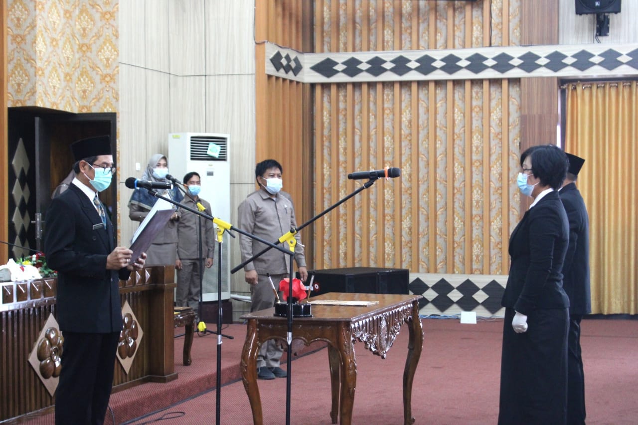 Jelang Pergantian Tahun, Asisten III Pemprov Lantik 88 Pejabat Fungsional