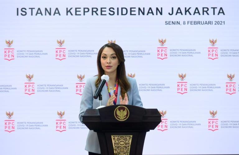 Juru Bicara Pemerintah, dr. Reisa Broto Asmoro/ Humas Kemensetneg RI