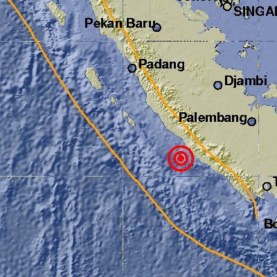 Gempa guncang Bengkulu Senin pagi