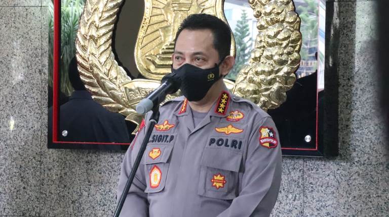 Kapolri Menerima Kunjungan Menpora/Humas Polri