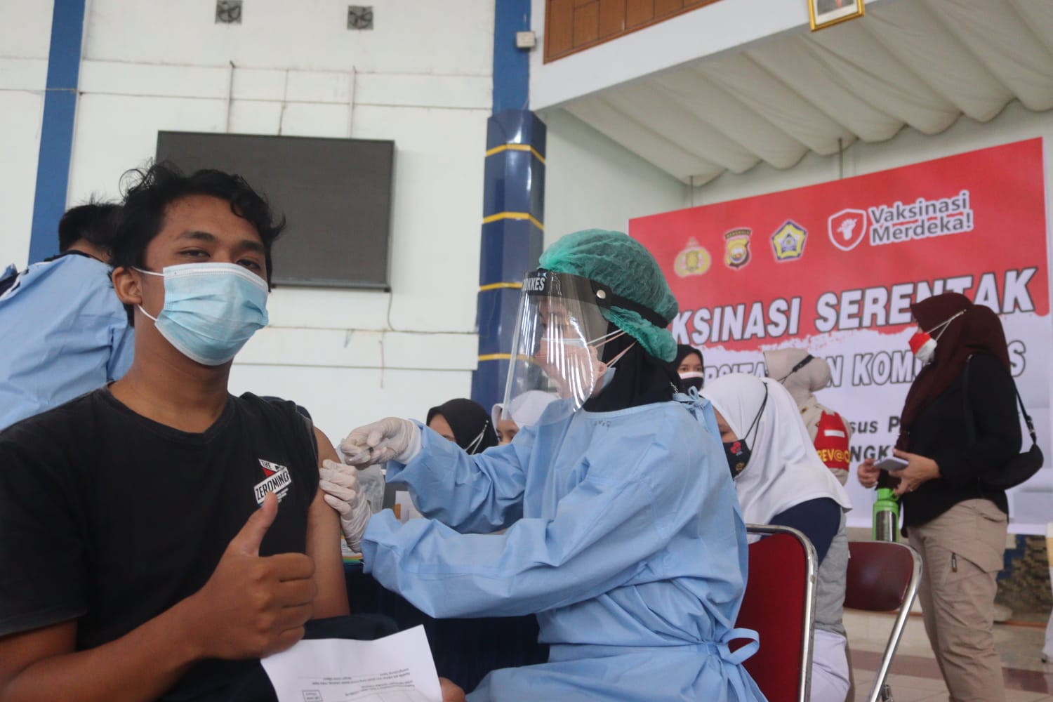 Vaksinasi Polda Bengkulu