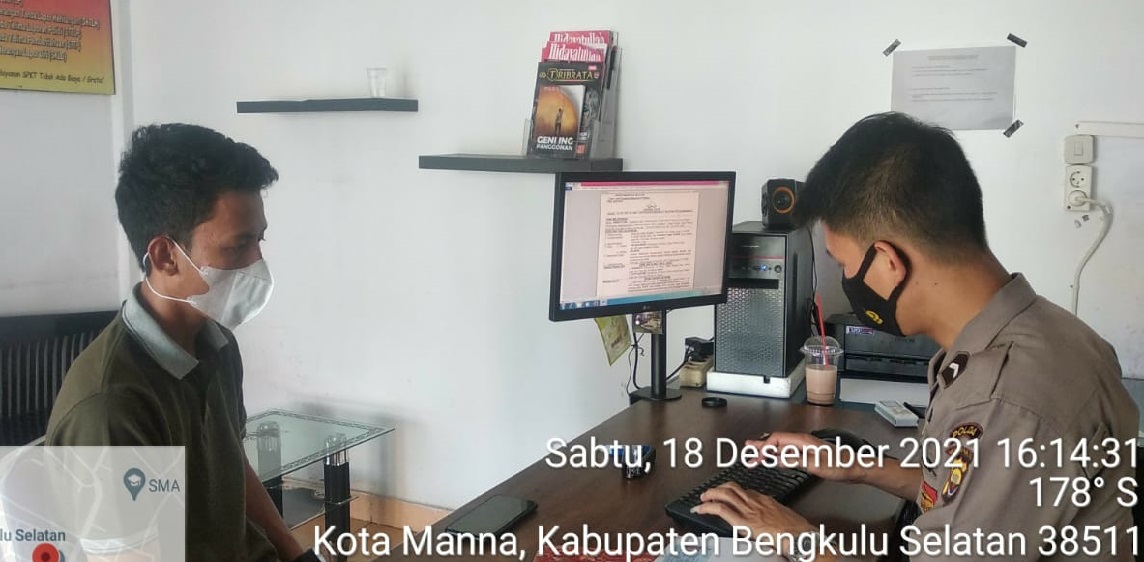 melaporkan perkara pengancaman