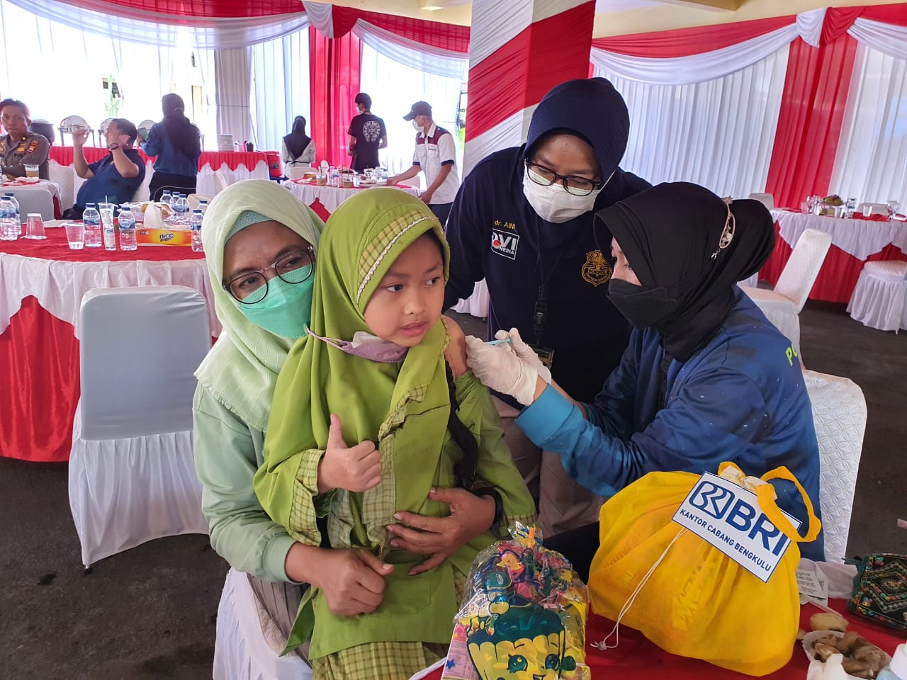 Vaksinasi Polda Bengkulu