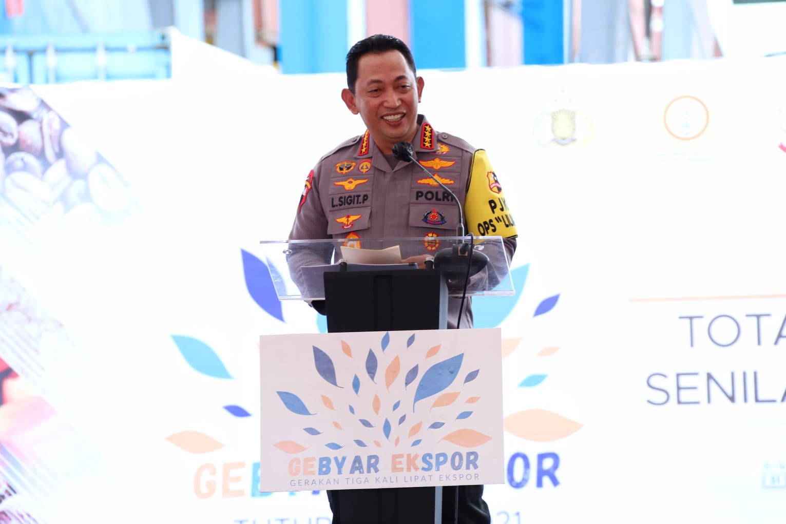 Kapolri di gebyar ekspor akhir tahun