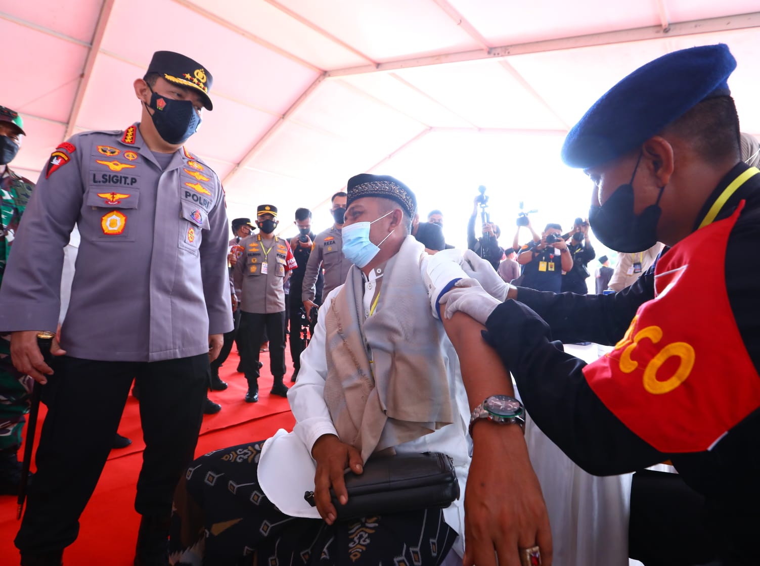 Kapolri Minta Forkopimda Lakukan Upaya Maksimal Cegah Peningkatan Positivity Rate