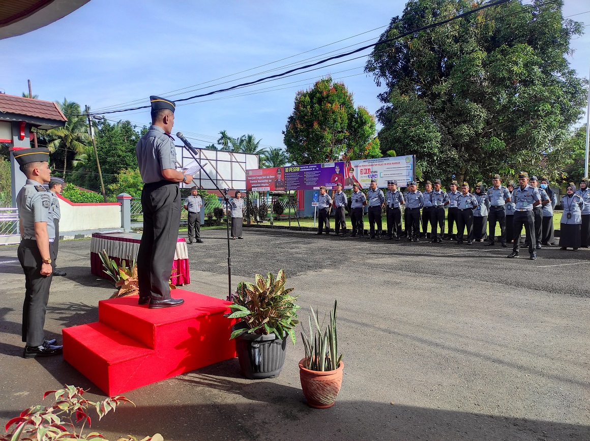 Lapas Kelas Arga Makmur Apel Komitmen Pembangunan Zona Integritas