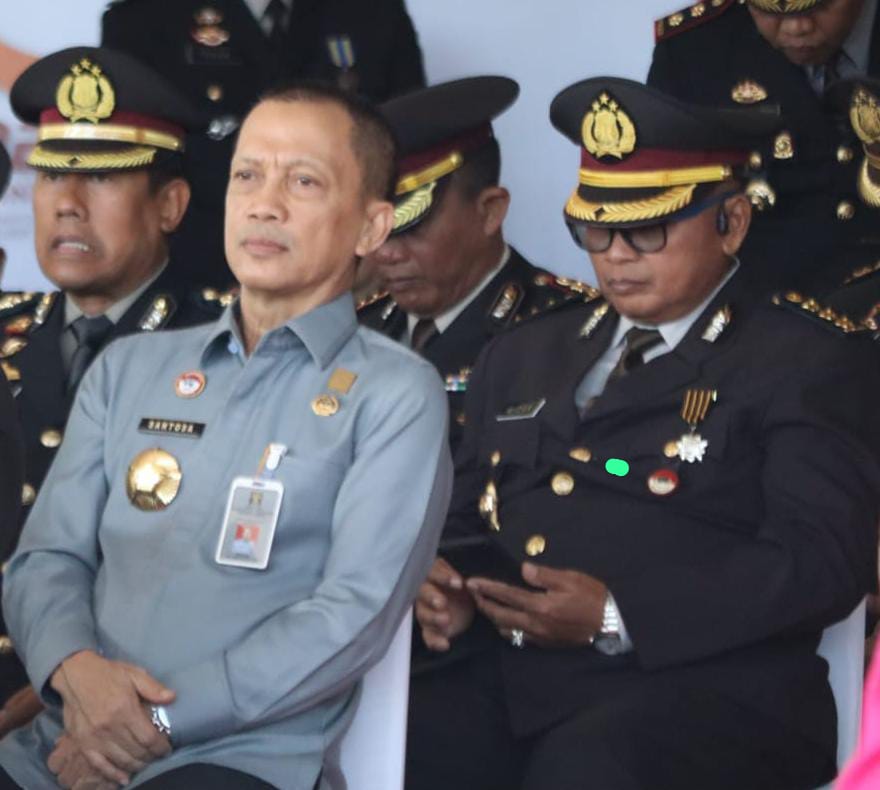 Kemenkumham Bengkulu ikuti upacara dan Syukuran Hari Bhayangkara Ke-78