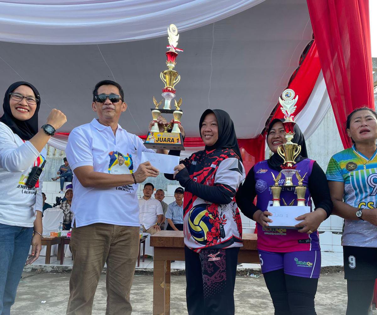 Penutupan Turnamen Bola Voli "Emak-emak Ceria" 2024: Benny Suharto Umumkan Juara dan Rencana Mendatang