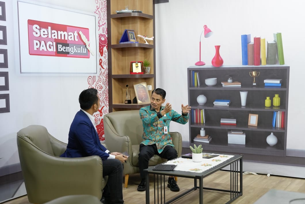 Kepala Kantor Wilayah Kementerian Hukum (Kanwil Kemenkum) Bengkulu menjadi narasumber istimewa dalam acara "Selamat Pagi Bengkulu" yang disiarkan oleh RBTV.