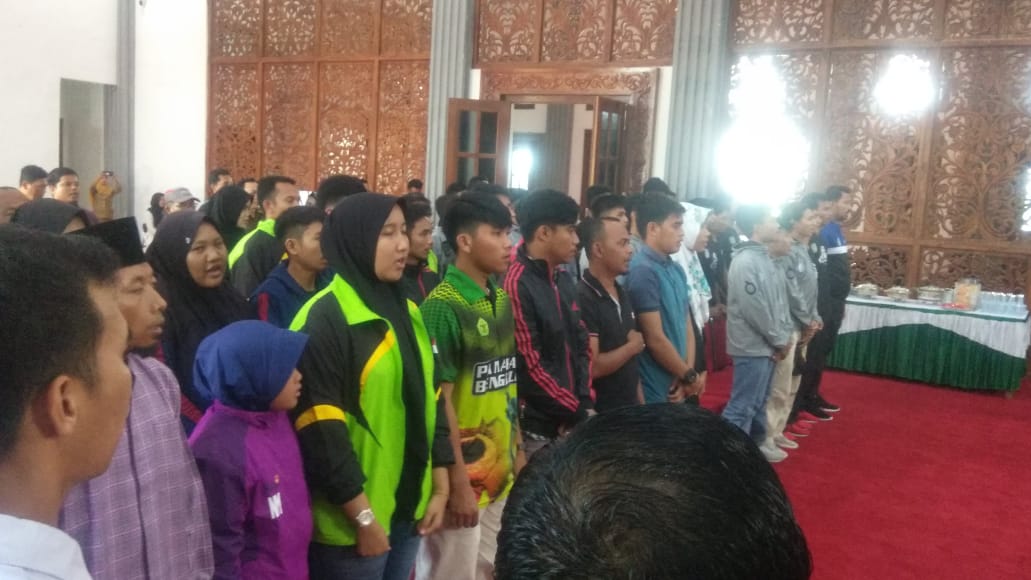 Para atlet yang berprestasi.