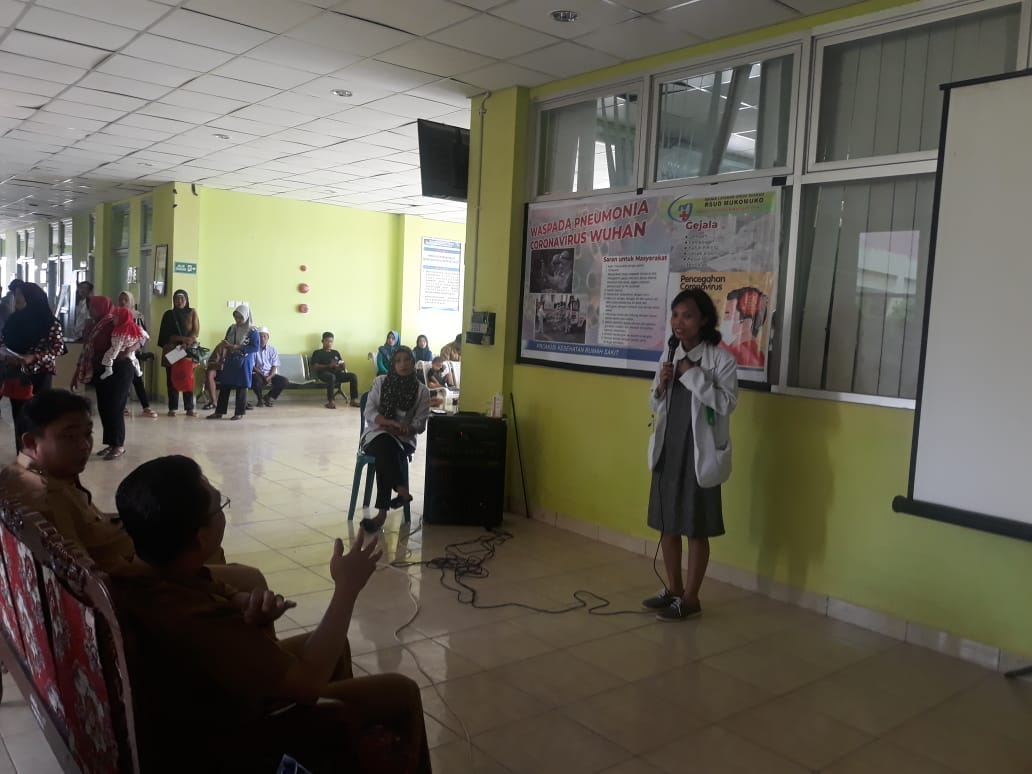Sosialisasi virus corona.