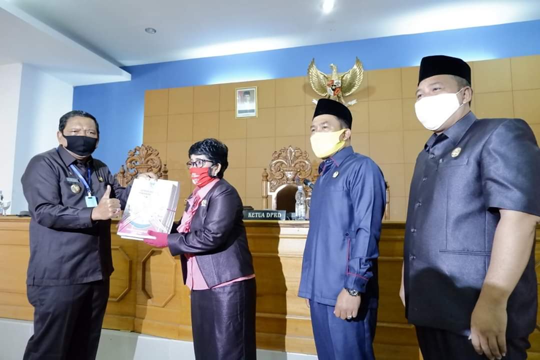 Usai Raih WTP BPK, Bupati Mian Sampaikan Nota Pengantar Raperda APBD 2019