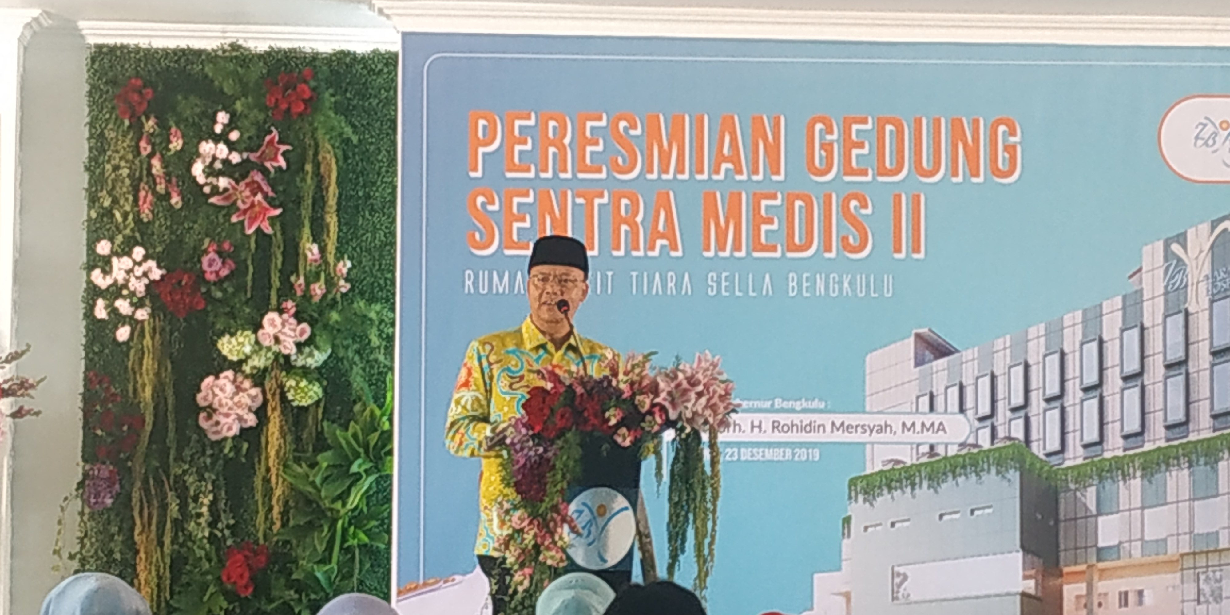 Gubernur Bengkulu Rohidin Mersyah saat menyampaikan kata sambutannya.