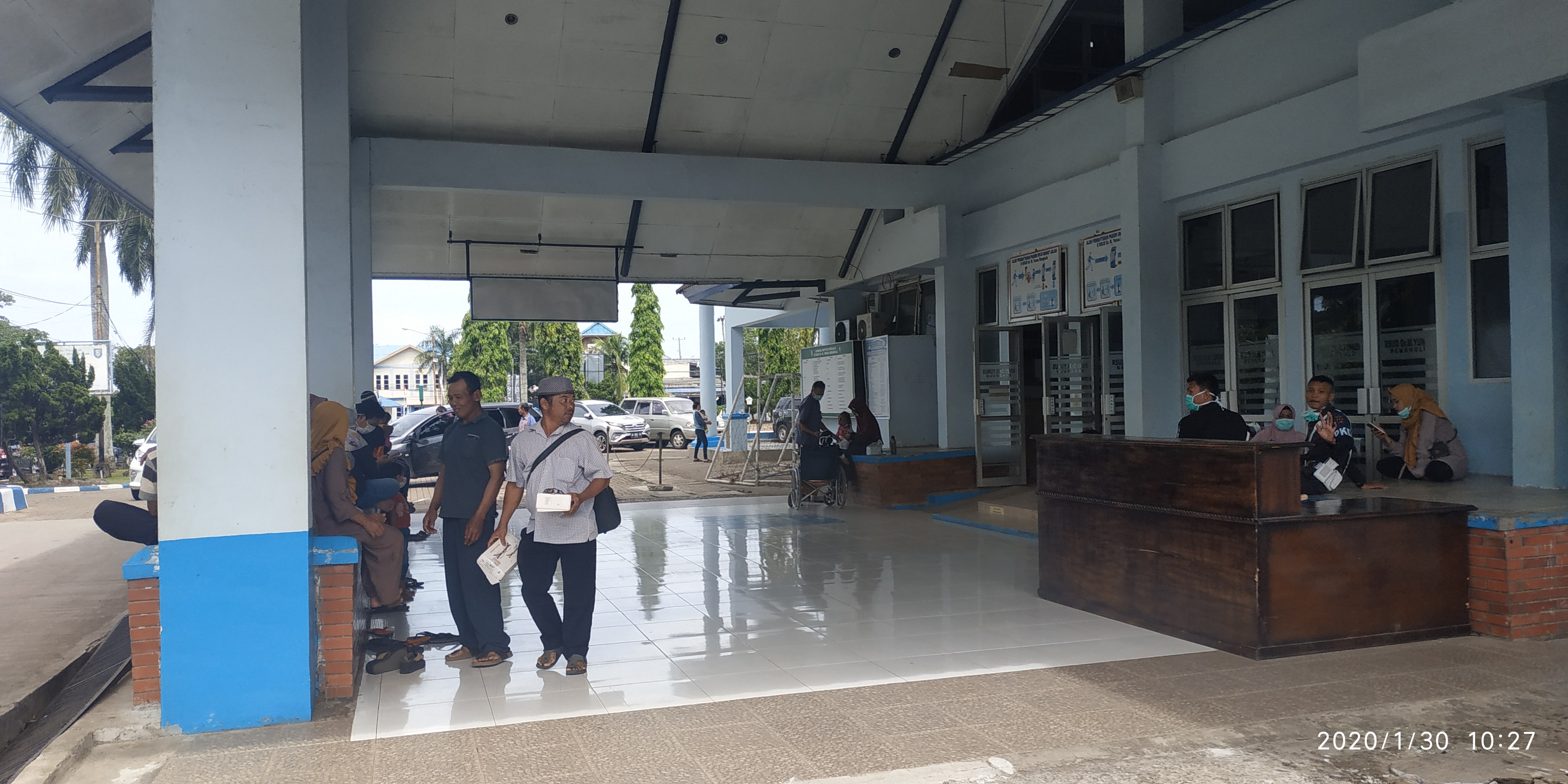 Kondisi rumah sakit M Yunus.