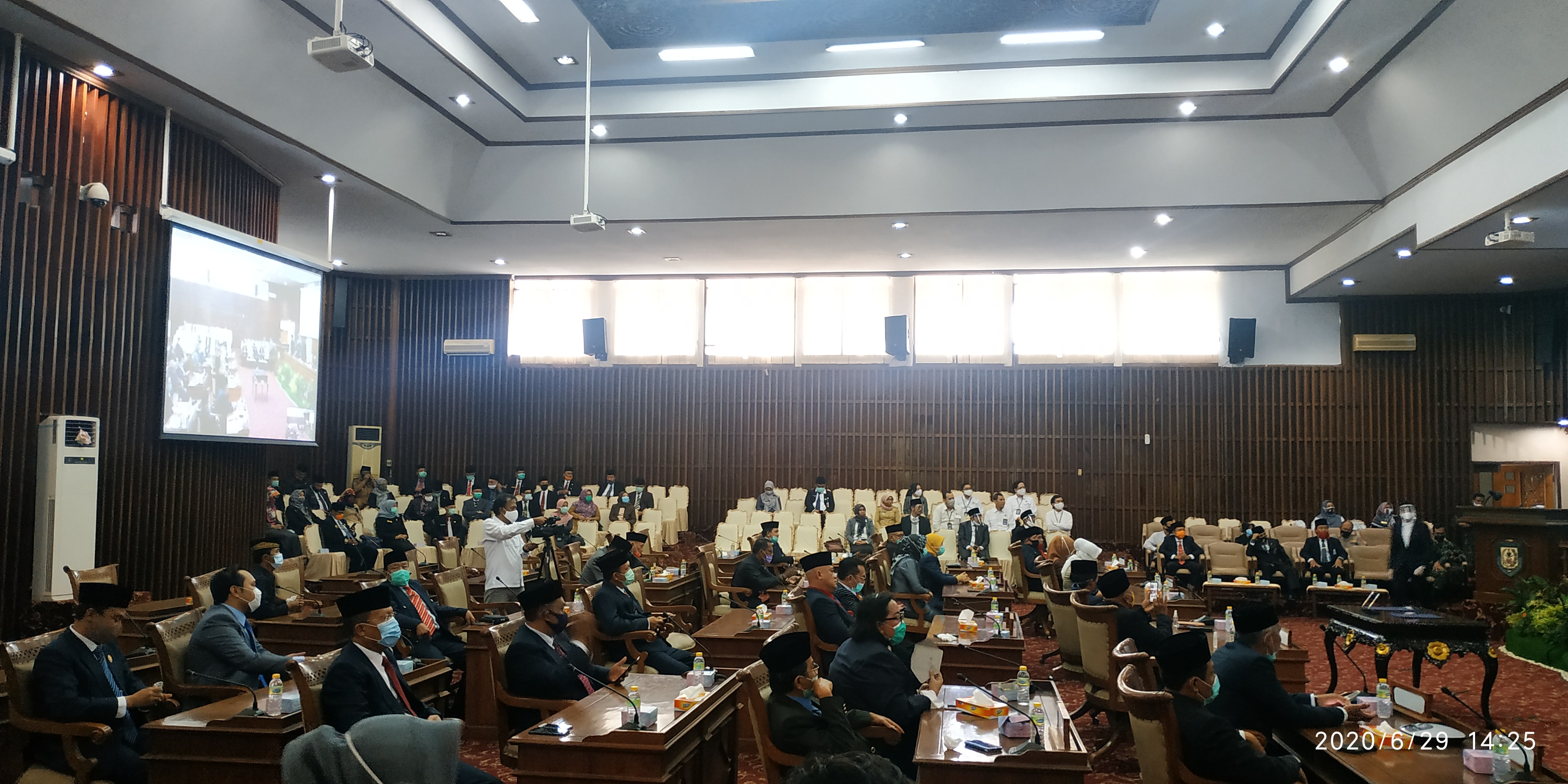 Suasana Paripurna DPRD Provinsi Bengkulu