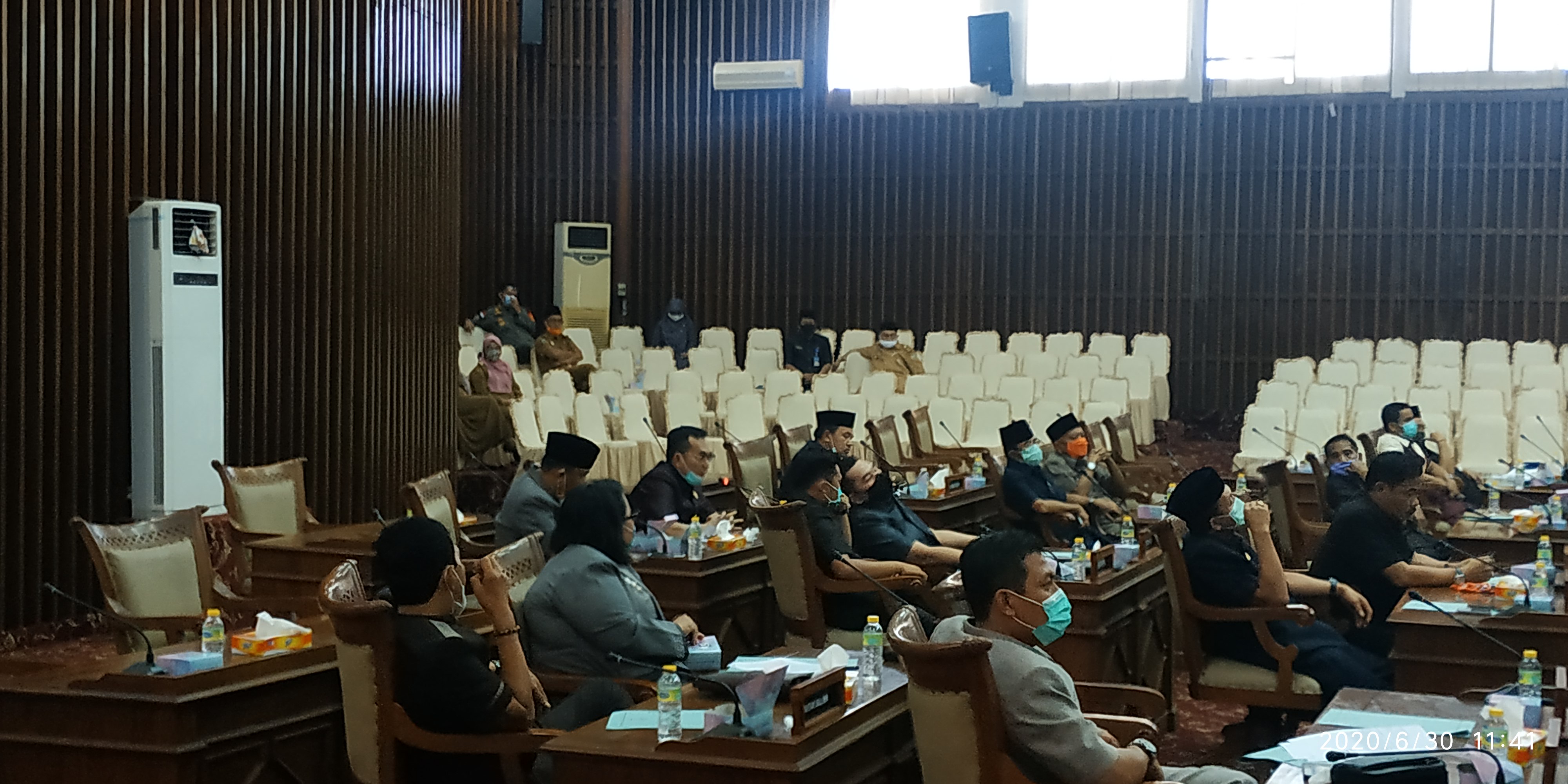 Suasana Paripurna DPRD Provinsi Bengkulu