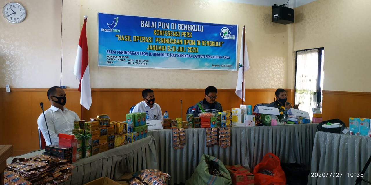 Sebanyak 19.019 Produk Tanpa Izin Edar Senilai Rp107,2 Juta Disita BPOM