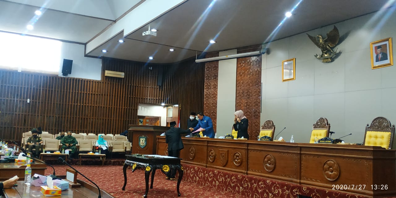  LKPJ Pemprov APBD 2019 Disahkan Jadi Perda, Ini Pesan Legislatif Untuk Eksekutif
