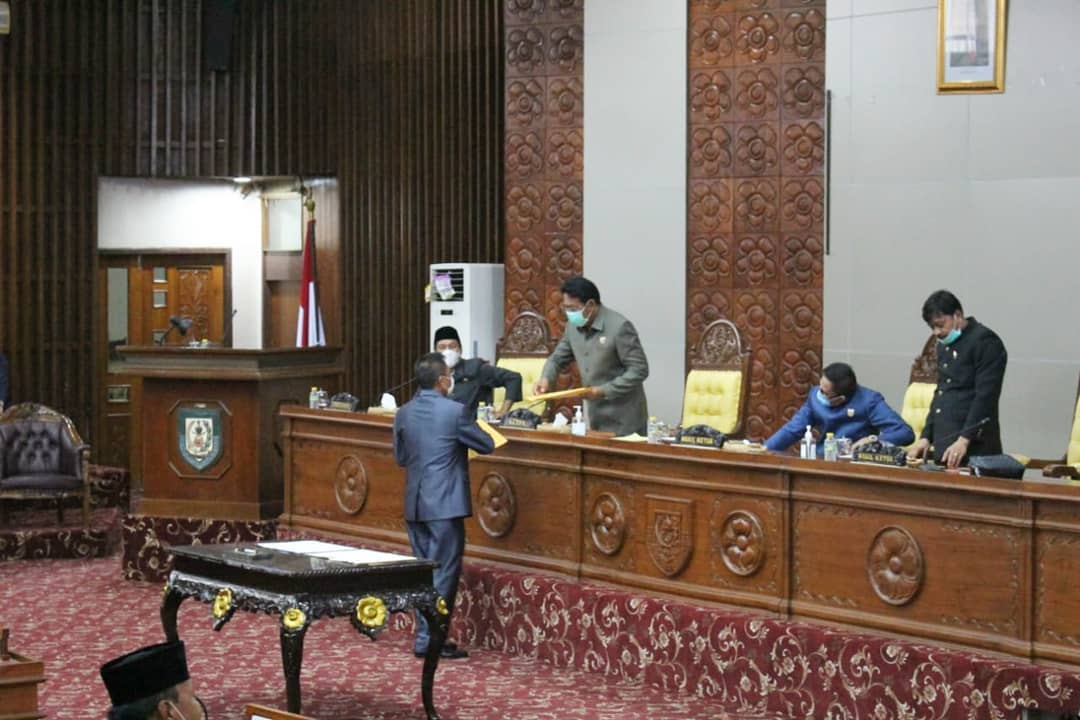 Ketok Palu, APBD-P Provinsi Bengkulu Tahun 2020 Disahkan