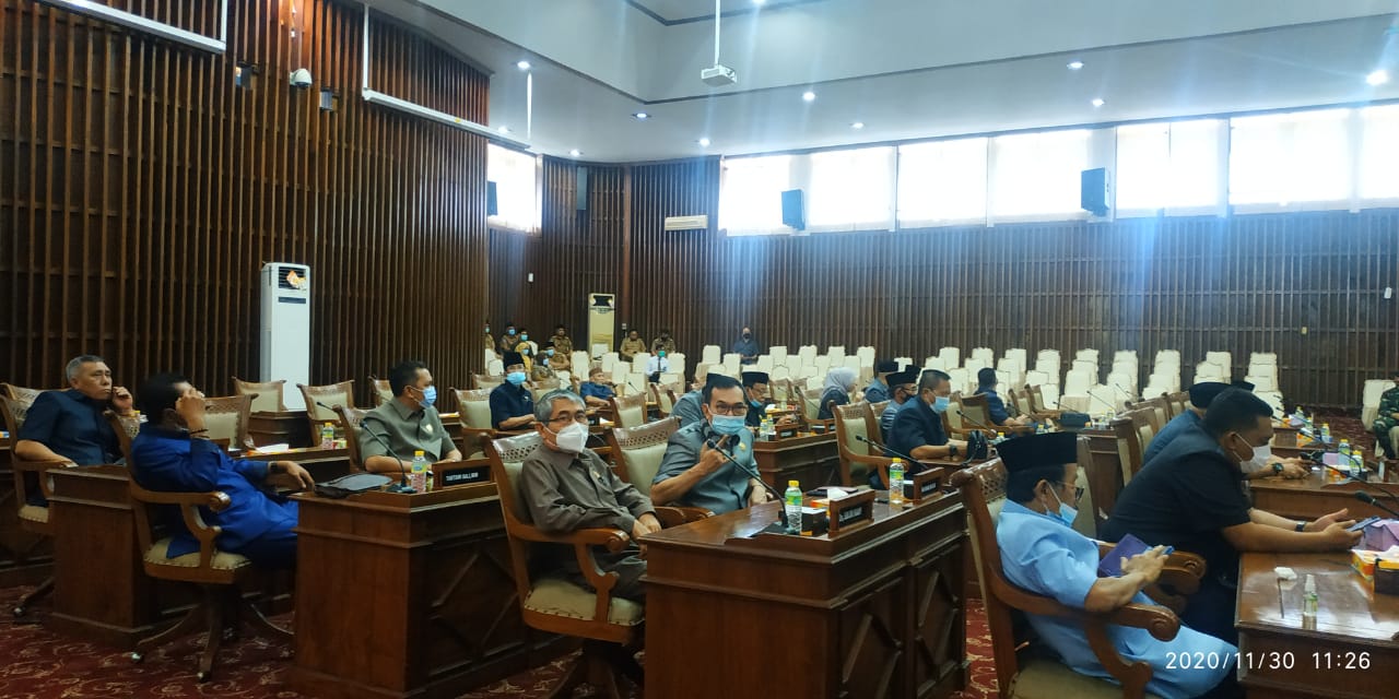 Banggar Dewan Setujui RAPBD Provinsi Bengkulu Tahun 2021 Dibahas Lebih Lanjut