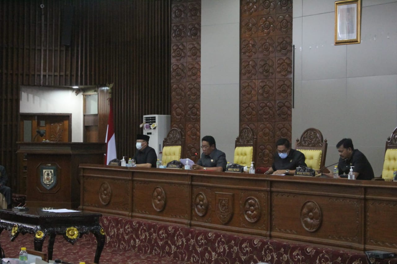 Rapat Pripurna pengumuman berakhirnya masa jabatan Gubernur dan Wakil Gubernur Bengkulu periode 2016-2021/MC Provinsi Bengkulu