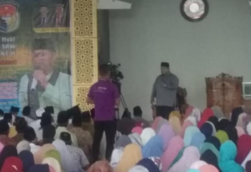 Bupati Mukomuko Choirul Huda, saat memberikan sambutan