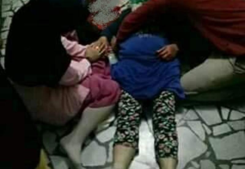 Kartini (50) saat ditemukan bersimbah darah.