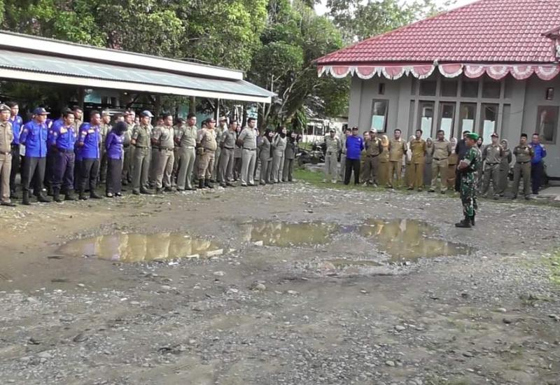 Komandan Dandim saat menyampaikan arahannya.