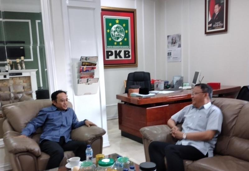 Petahana Rohidin bersama Sekjen DPP PKB.